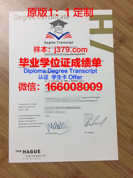 海牙酒店学院毕业证成绩单(海牙酒店管理大学学费)