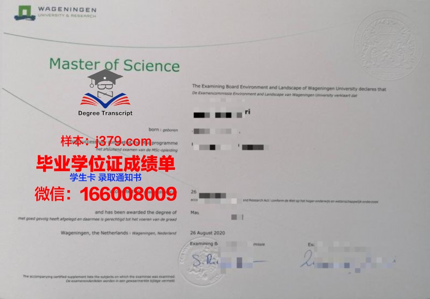 霍林斯大学毕业证成绩单  diploma