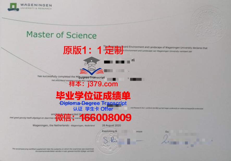 霍林斯大学毕业证  diploma