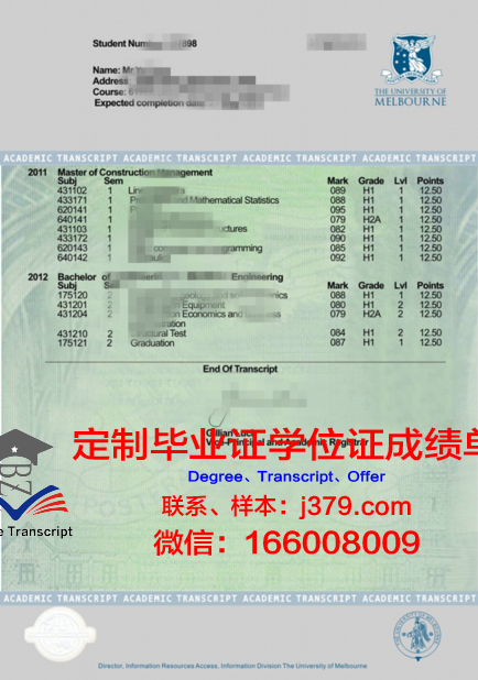 澳大利亚大学毕业证书模板(澳大利亚本科毕业证和学位证)