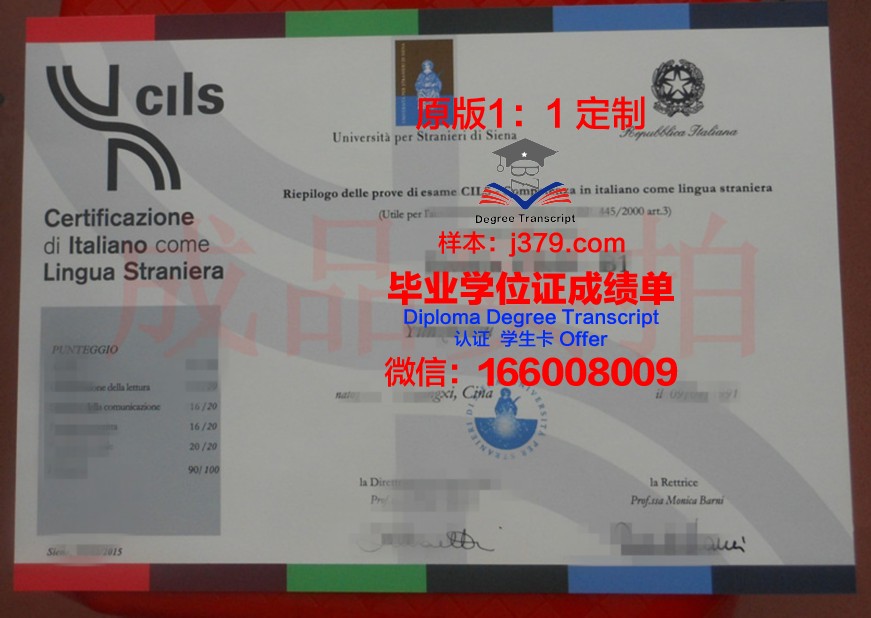 锡耶纳外国人大学 diploma 毕业证