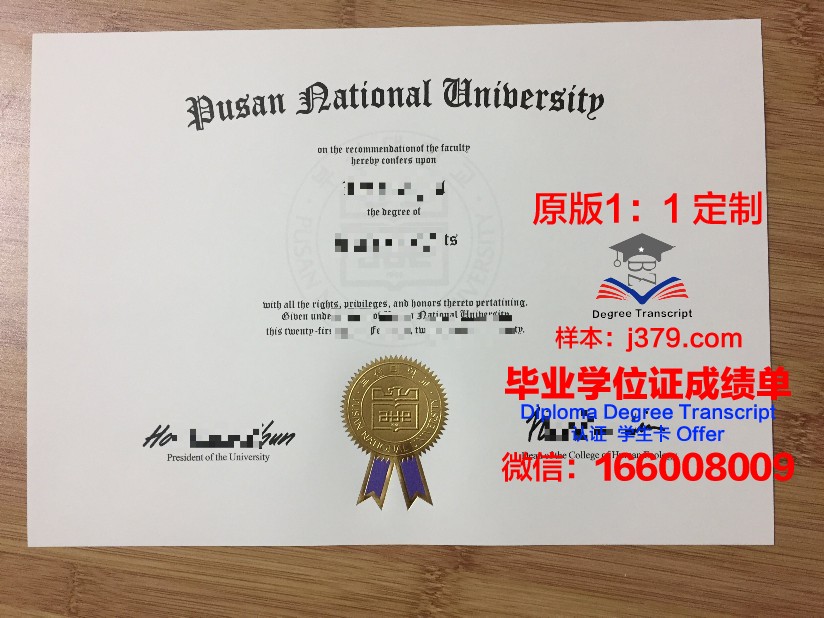 釜山大学毕业证Diploma文凭