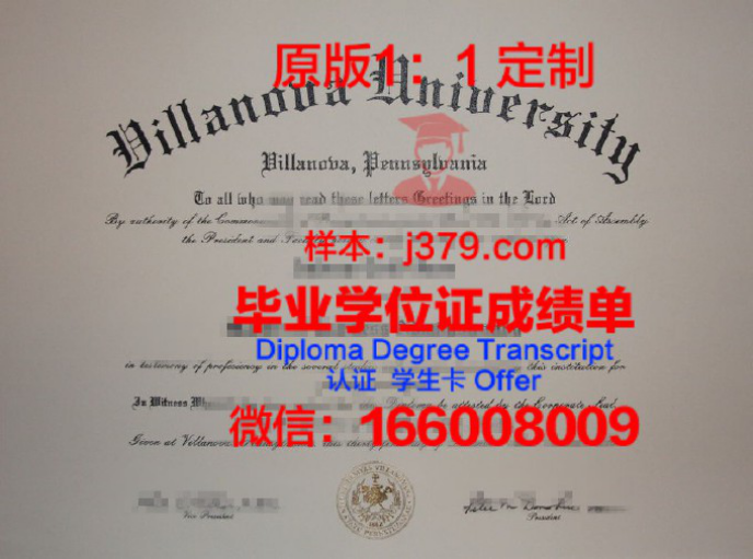 A+维拉诺瓦高中毕业证Diploma文凭